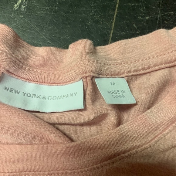 New York & Company Pink Eyelash Top - Picture 3 of 3